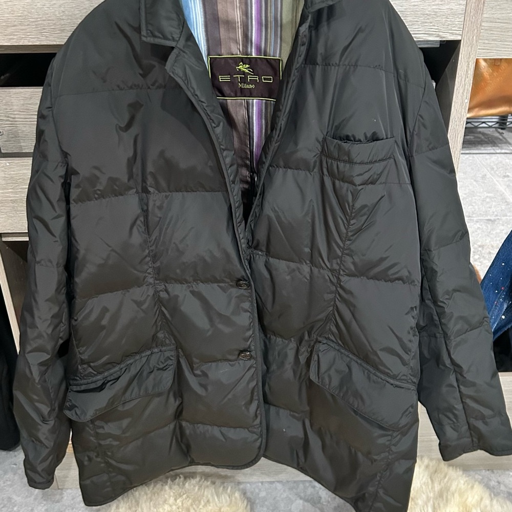 Etro Men's‎ Black Puffer Jacket